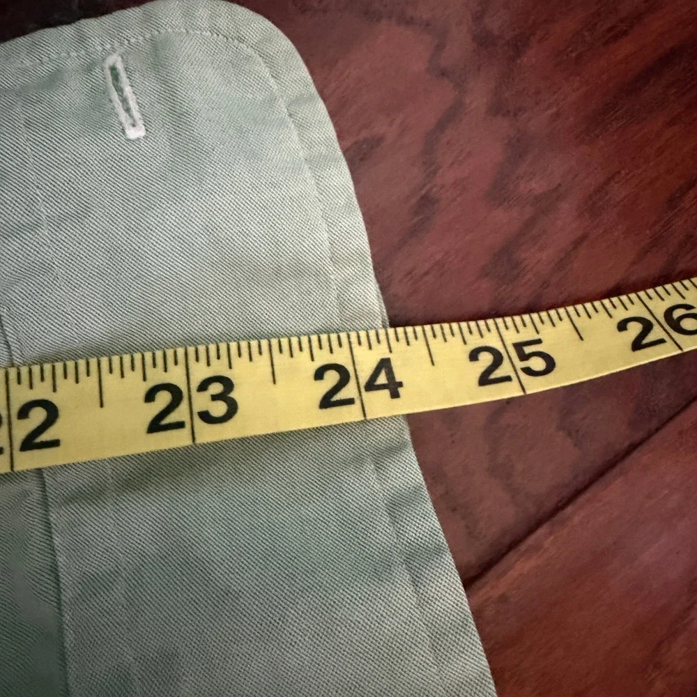 Ralph Lauren Button Down Men 16.5 34/35 Green Preppy Classic Fit Flesh Pony